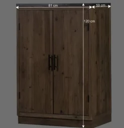 81x120x59 Küchenschrank mit Steinplatte - Macsena^Wohnen Best