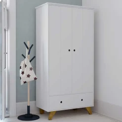 95x190x50 Kinder Kleiderschrank mit Schublade & Tür - Elfrid^Wohnen Hot