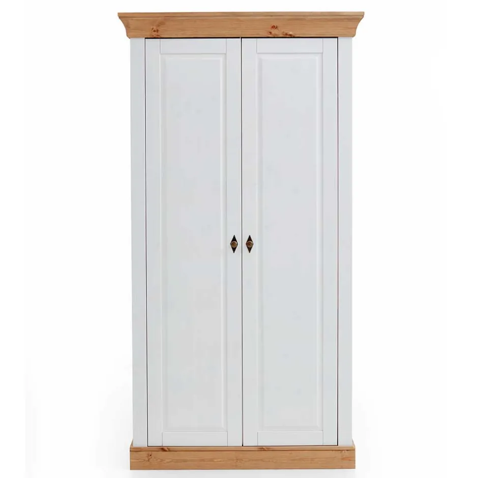 108x203x63 Kinder Kleiderschrank zweifarbig - Sibiuta^Wohnen New