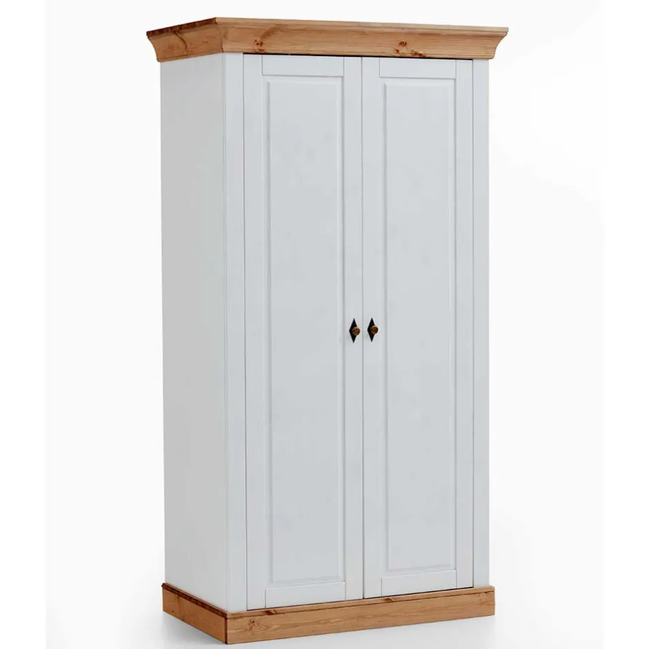 108x203x63 Kinder Kleiderschrank zweifarbig - Sibiuta^Wohnen New