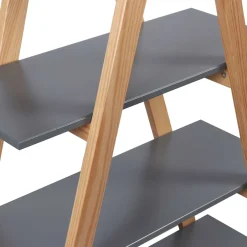 Kinder Wohnen 90x170x35 Kinderzimmer Regal Dreieck Design - Istiane