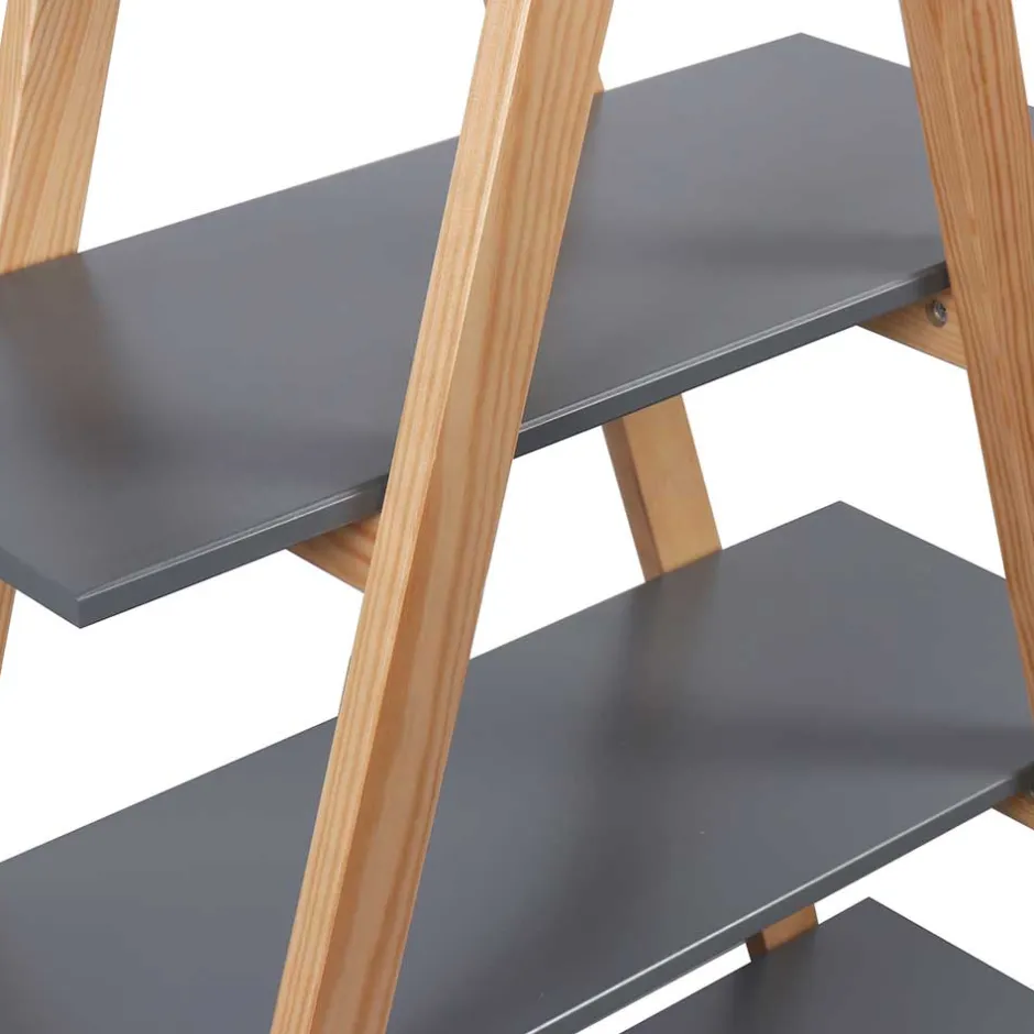 Kinder Wohnen 90x170x35 Kinderzimmer Regal Dreieck Design - Istiane