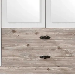 215x201x60 Kleiderschrank Country Style - Nedita^Wohnen Clearance