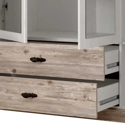 215x201x60 Kleiderschrank Country Style - Nedita^Wohnen Clearance