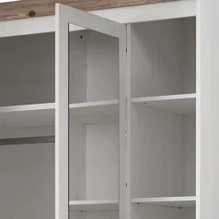 215x201x60 Kleiderschrank Country Style - Nedita^Wohnen Clearance