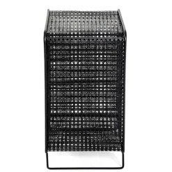 Wohnen 30x46x24 Kleines Flaschenregal in Schwarz - Selvas