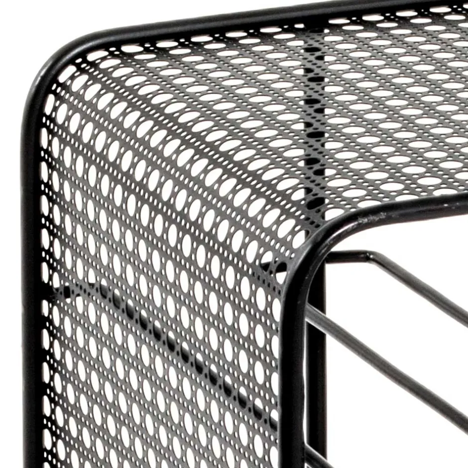 Wohnen 30x46x24 Kleines Flaschenregal in Schwarz - Selvas