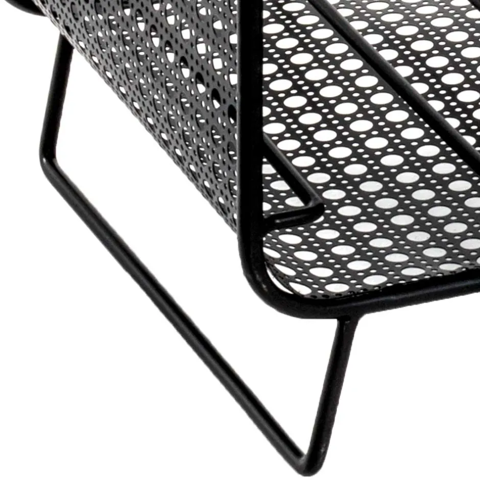 Wohnen 30x46x24 Kleines Flaschenregal in Schwarz - Selvas