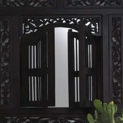 80x90x5 Kolonialstil Spiegel mit zwei Türen - Islando^Wohnen Sale