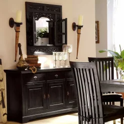 80x90x5 Kolonialstil Spiegel mit zwei Türen - Islando^Wohnen Sale