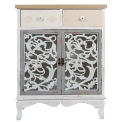 Wohnen 68x89x35 Kombi-Kommode im Shabby Chic - Levino