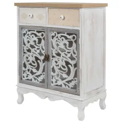 Wohnen 68x89x35 Kombi-Kommode im Shabby Chic - Levino