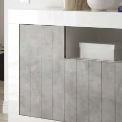 Wohnen 138x86x43 Kommode in Dekor Beton - Niris