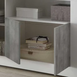 Wohnen 138x86x43 Kommode in Dekor Beton - Niris