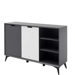 137x92x40 Kommode in Grau & Weiß - Vadids^Wohnen Best