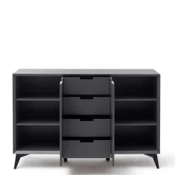 137x92x40 Kommode in Grau & Weiß - Vadids^Wohnen Best