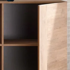 121x90x44 Kommode in Holzoptik mit Doppeltür - Basento^Wohnen Best