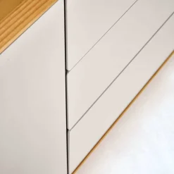 150x78x42 Kommode in Lichtgrau & Esche - Tadahiro^Wohnen Outlet