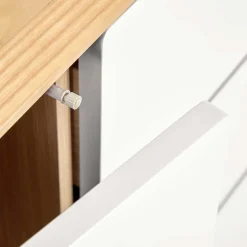 150x78x42 Kommode in Lichtgrau & Esche - Tadahiro^Wohnen Outlet