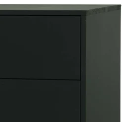 Wohnen 94x93x52 Kommode in Schwarz - Kitchin