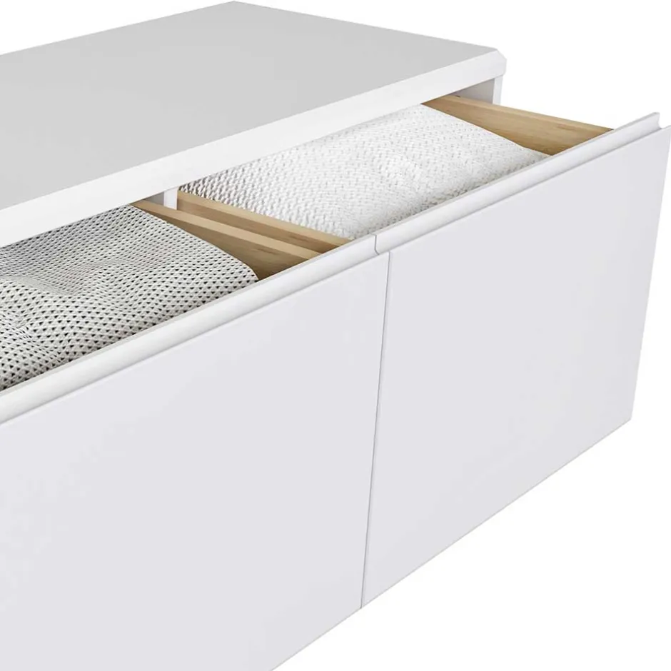 98x48x34 Kommode in Weiß aus Kiefer - Oranias^Wohnen Outlet