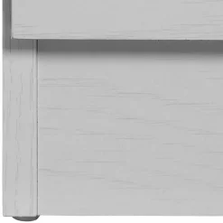 Wohnen 120x80x35 Kommode in Weiß mit Sonoma Eiche - Nudion I