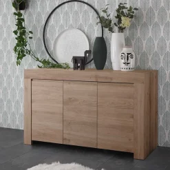 138x81x42 Kommode mit drei Türen - Karika^Wohnen New