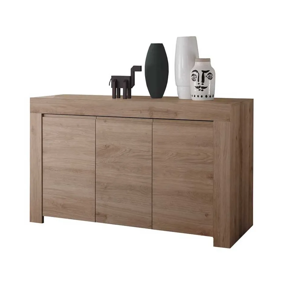 138x81x42 Kommode mit drei Türen - Karika^Wohnen New
