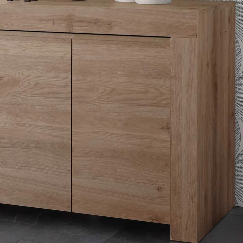 138x81x42 Kommode mit drei Türen - Karika^Wohnen New