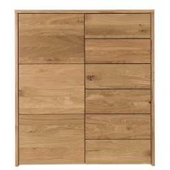 Wohnen 105x120x45 Kommode mit sechs Schubladen & Tür - Vactivus