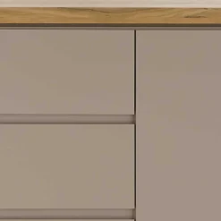 Wohnen 100x104x40 Kommode mit vier Schubladen & Tür - Anja