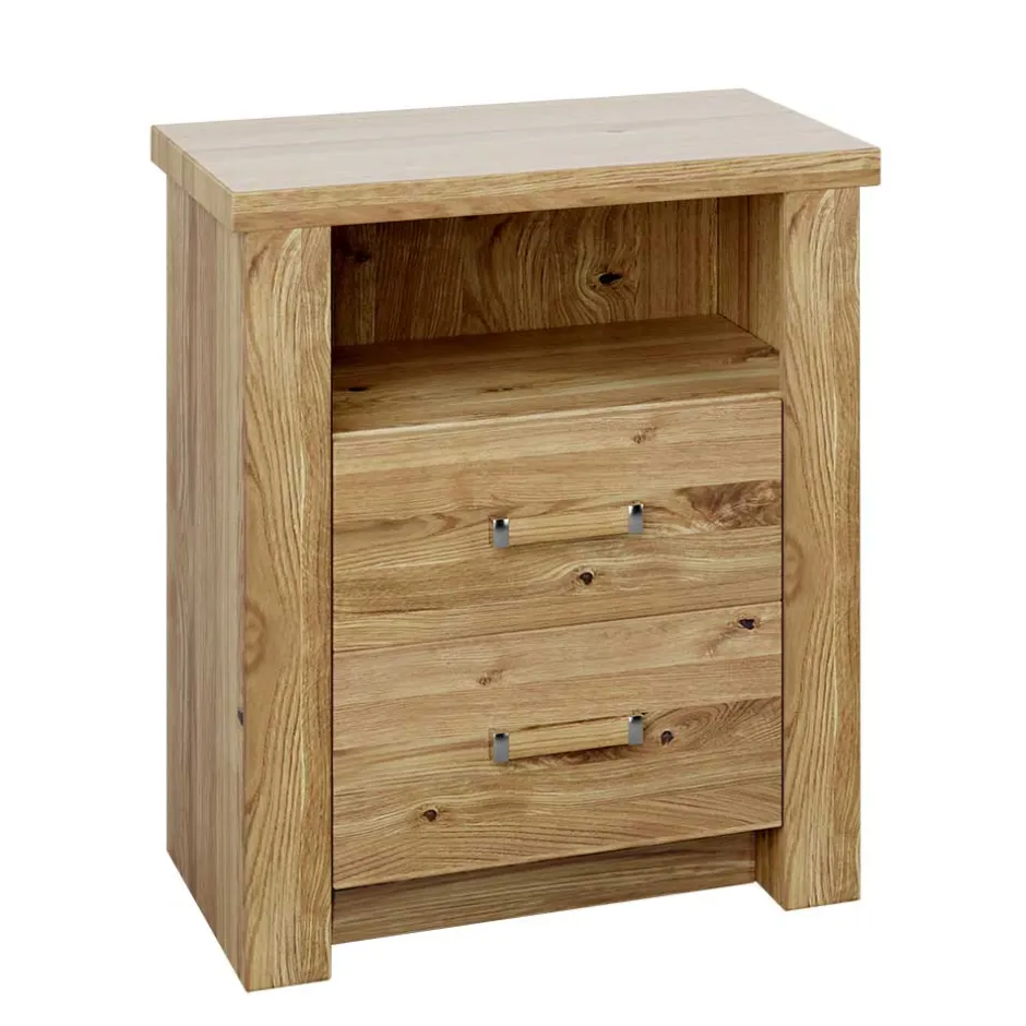 60x71x44 Kommode mit zwei Schubladen & Fach - Zamron^Wohnen Online