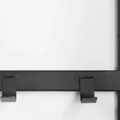 Wohnen 70x178x29 Kompaktgarderobe aus Stahl in Schwarz - Cellja