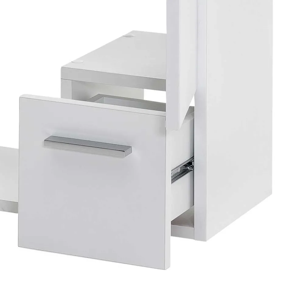 Wohnen 50x60x25 Komplett-Waschtisch in Weiß - Ernossi