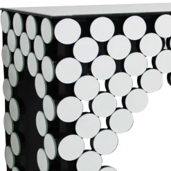 Wohnen 111x92x36 Konsolen Tisch aus Spiegelglas - Salva