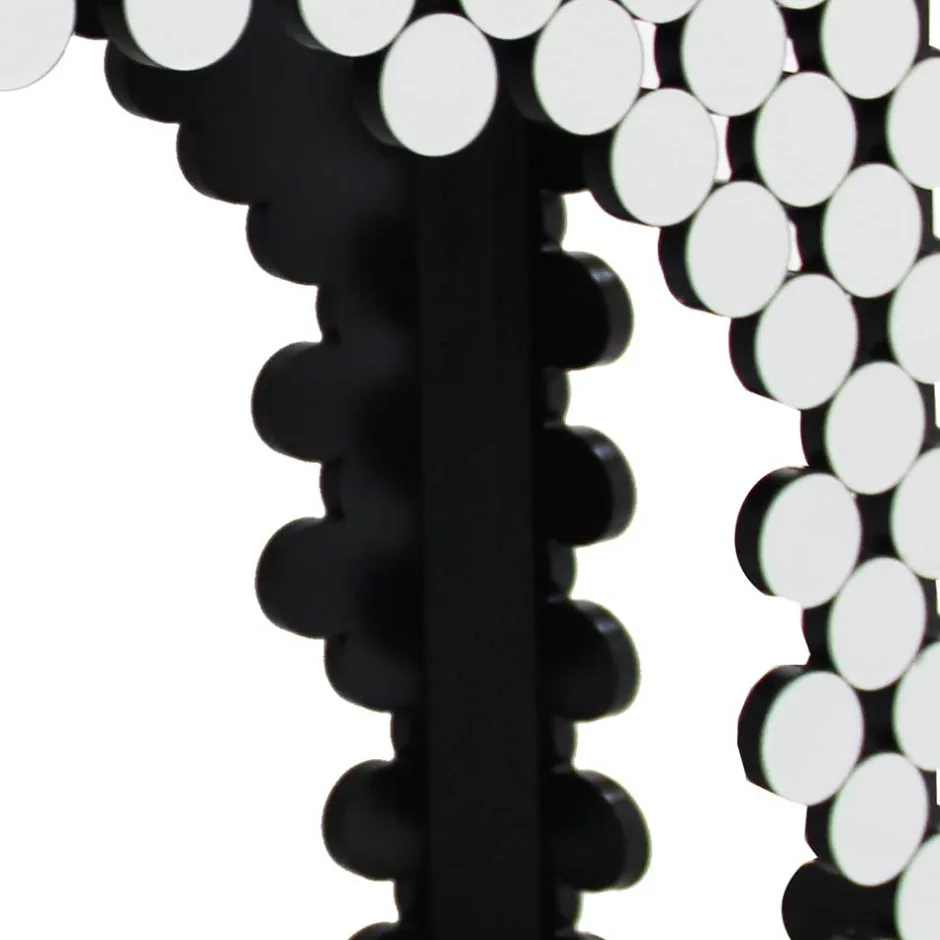 Wohnen 111x92x36 Konsolen Tisch aus Spiegelglas - Salva