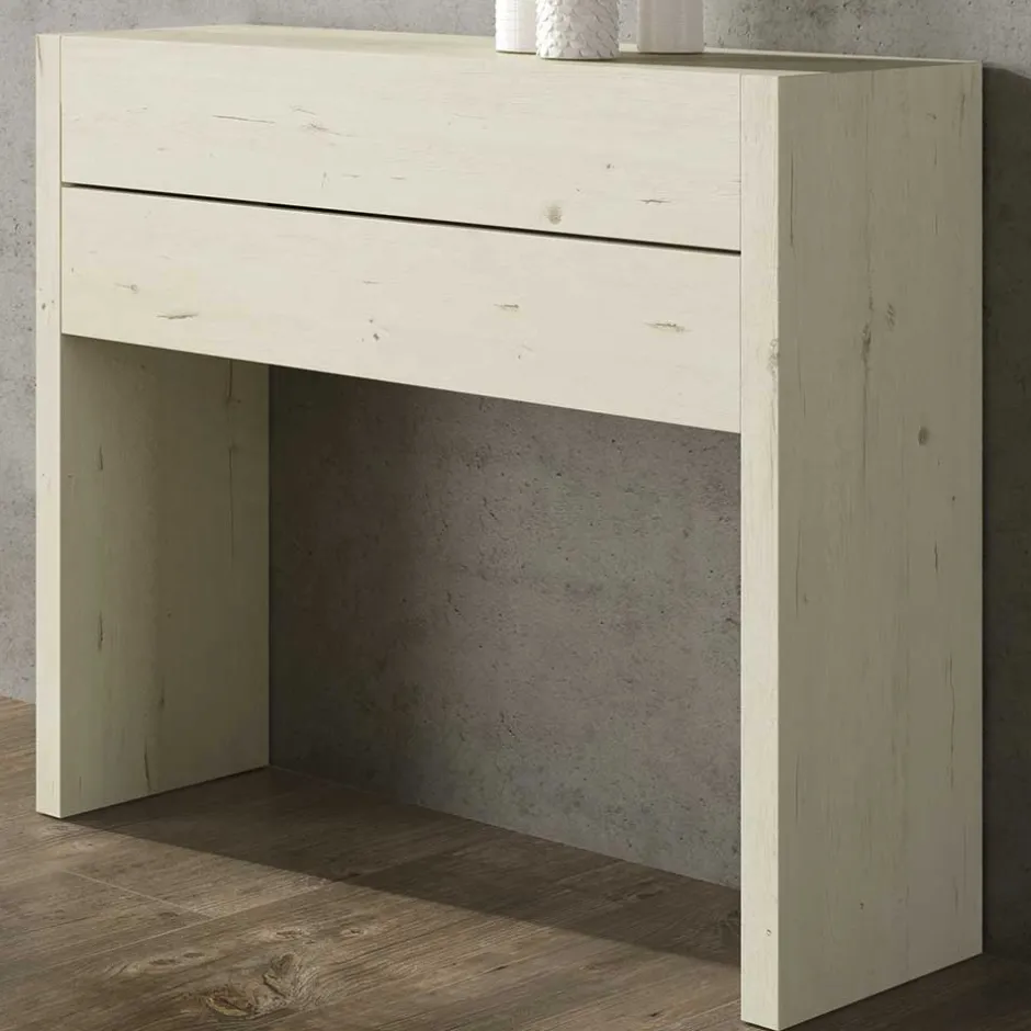 Wohnen 87x145x29 Konsolentisch & Spiegel Set - Inegrados (vierteilig)