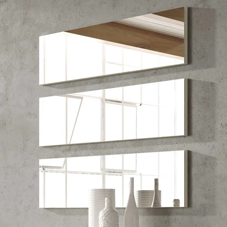 Wohnen 87x145x29 Konsolentisch & Spiegel Set - Inegrados (vierteilig)