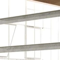 Wohnen 87x145x29 Konsolentisch & Spiegel Set - Inegrados (vierteilig)