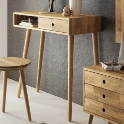 80x80x35 Konsolentisch aus Eiche massiv - Kopiana^Wohnen Outlet