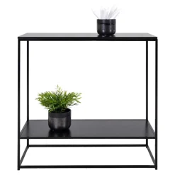 80x80x36 Konsoltisch aus Stahl in Schwarz - Esbessa^Wohnen New