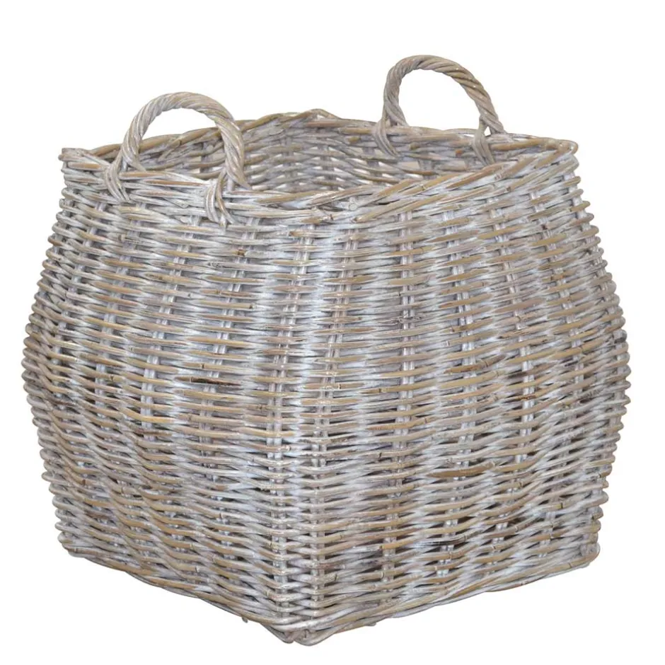 Wohnen 50x51x50 Korb mit Griffen Landhaus - Oleganos