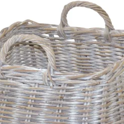 Wohnen 50x51x50 Korb mit Griffen Landhaus - Oleganos