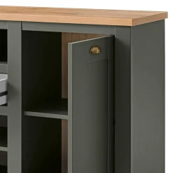 152x83x45 Landhaus Anrichte in Graugrün - Eylan^Wohnen Best