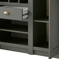 152x83x45 Landhaus Anrichte in Graugrün - Eylan^Wohnen Best