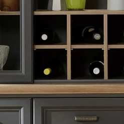 Wohnen 164x204x48 Landhaus Buffet mit LED Licht - Thumbs