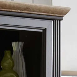 Wohnen 164x204x48 Landhaus Buffet mit LED Licht - Thumbs