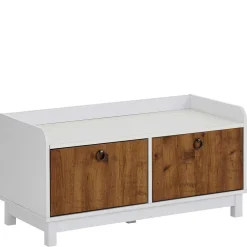 92x46x45 Landhaus Flurbank mit zwei Türen - Efalias^Wohnen Hot