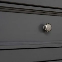 90x130x45 Landhaus Highboard in Grau & Eiche - Witenga^Wohnen Clearance