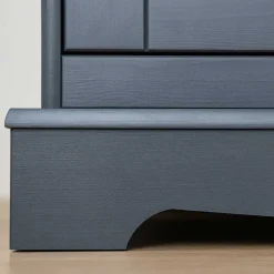 90x130x45 Landhaus Highboard in Grau & Eiche - Witenga^Wohnen Clearance